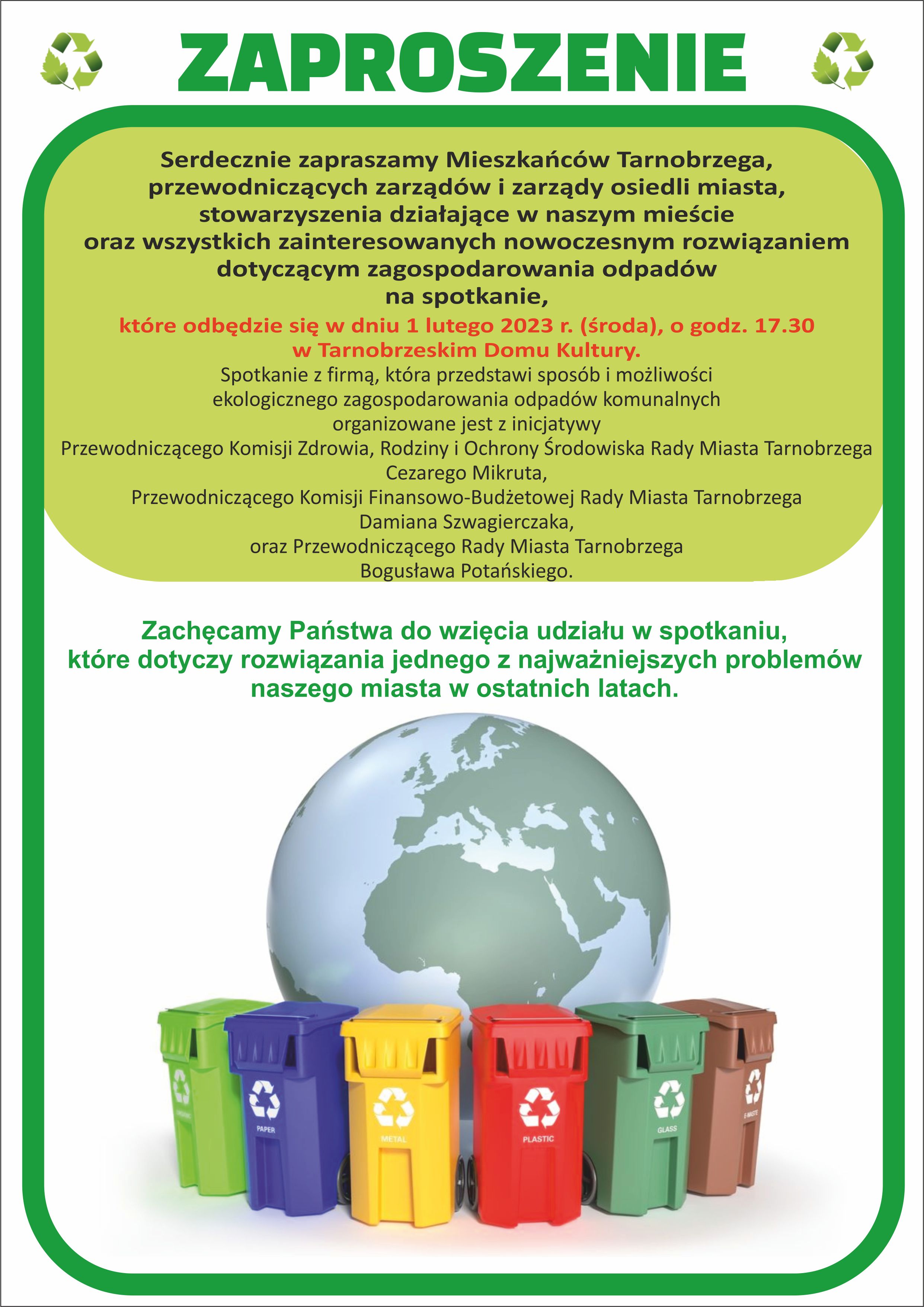 Spotkanie w sprawie zagospodarowania odpadów komunalnych